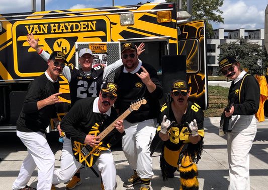 Van Hayden band tailgating at the UAlbany vs. Iowa Hawkeyes Football Game
