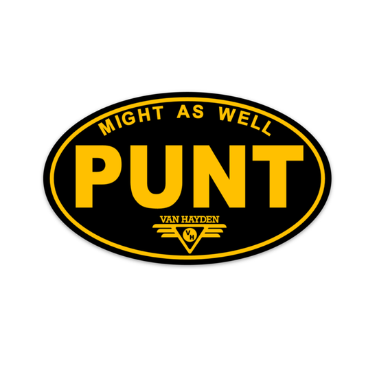 Might As Well Punt Sticker