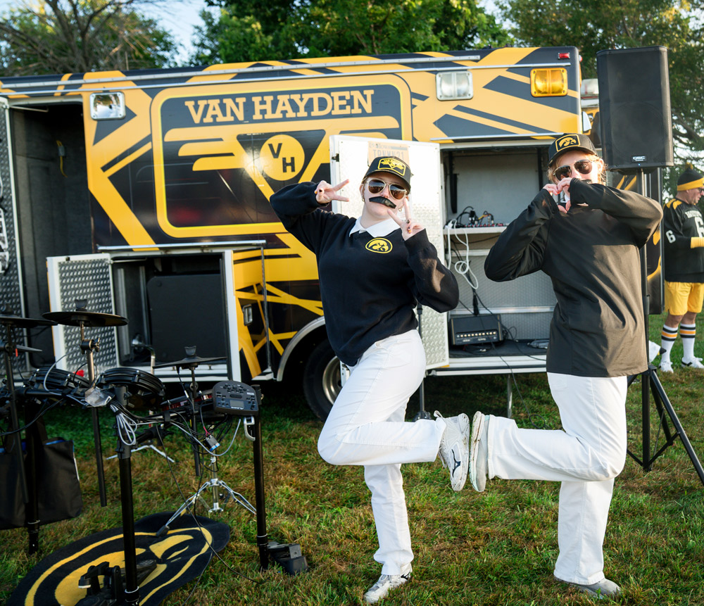 Photos from Saturday, September 6, 2025, Iowa State vs. Iowa football game in Ames, Iowa
