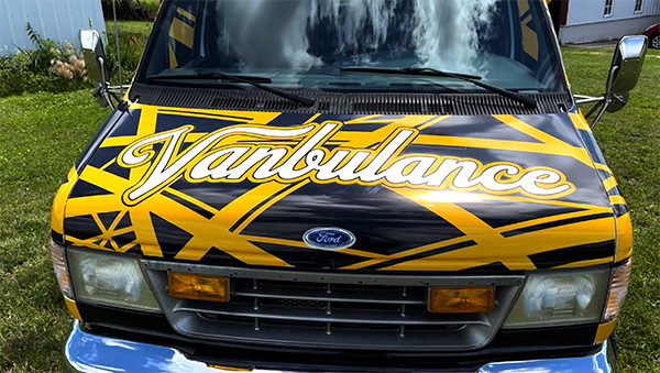 The Vanbulance front view